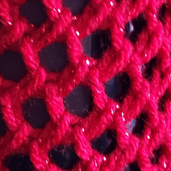 Red Sparkly Wine Bottke Cover - Picture 4 of 6